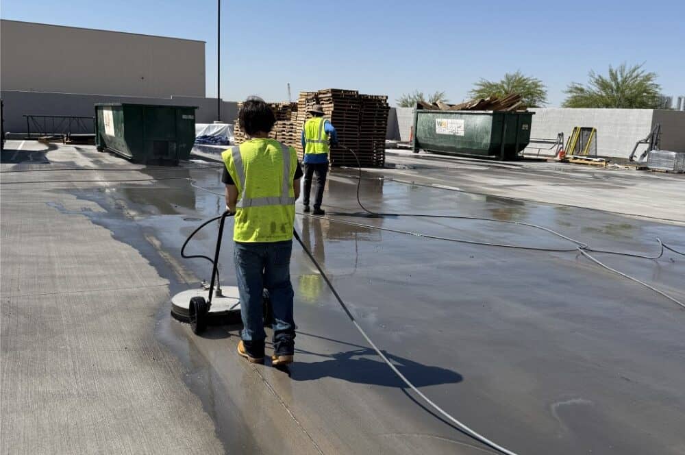 Clean Surface Pressure Washing truck and crew in Arizona