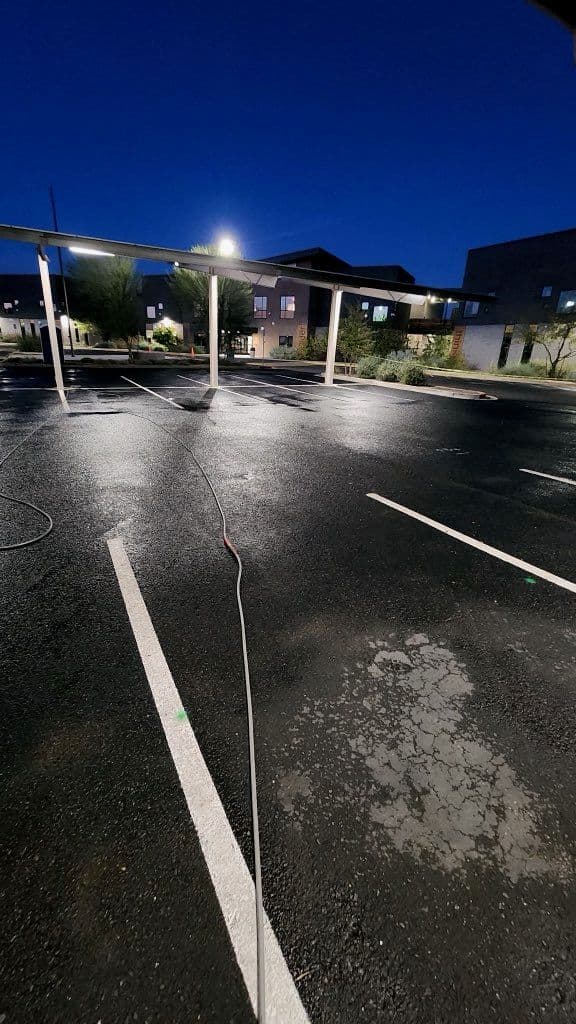 Gallery photos for Phoenix Parking Lot Revitalized with Expert Cleaning: Image #3